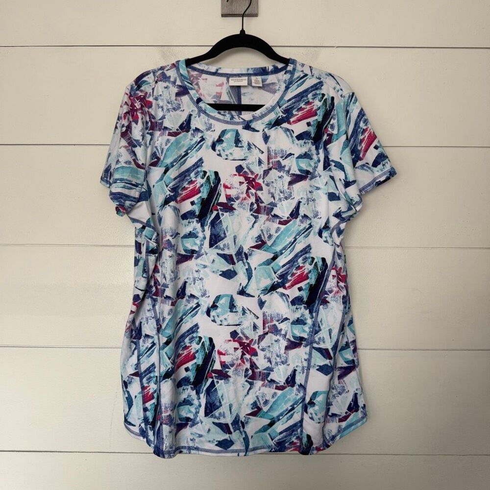 Weekends by Chico’s Women’s 3 Patterned Short Sleeve
